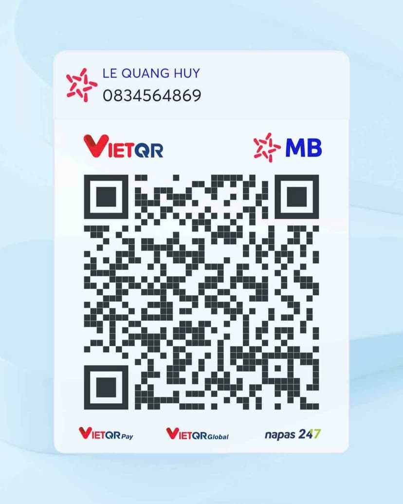 Mã QR chuyển khoản MBBank